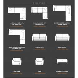 Ashford Large Chaise Sofa
